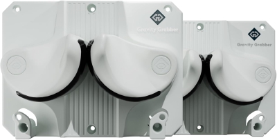 Gravity Grabber Ski & Snowboard Wall Rack - 2-Pack Secure, Non-Slip Storage with Pole Hangers and Expandable Interlock System