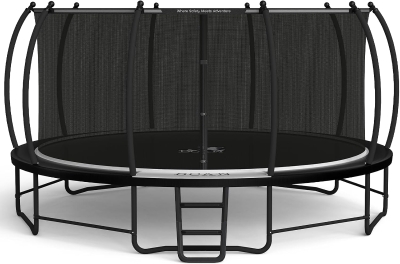 BCAN Recreational Trampoline with Enclosure & Ladder, 8ft–16ft Sizes, ASTM F381-16 Certified for Kids & Adults, Outdoor