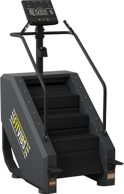 Fitvids Commercial Stair Stepper Machine - Continuous Stair Climber with 15 Resistance Levels, LED Display, Heavy-Duty Home Gym Cardio & Lower-Body Trainer