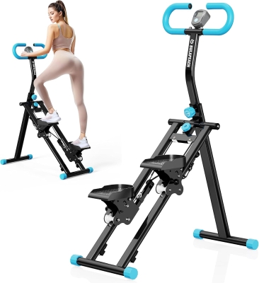 Vertical Climber Stair Stepper for Home - Full-Body Workout Machine with Handlebar, Stable Steel Frame and 3 Adjustable Heights