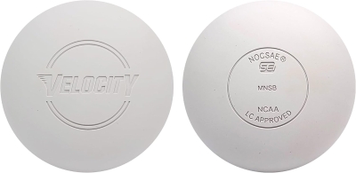 Velocity Lacrosse Balls - 1, 2, 3, 6, 12, 18, 24, 36, 60, 120 Packs - SEI/NOCSAE Certified Game Ball, College Size