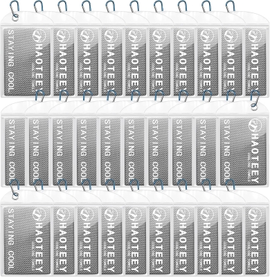 Cooling Towels Pack of 30 — 40in x 12in Neck & Face Cold Towels for Hot Weather, Sports, Running, Soccer, Yoga, Gym, Golf