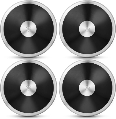 Wettarn 1 kg Discus for Men & Women – Track and Field Training (4-Pack)