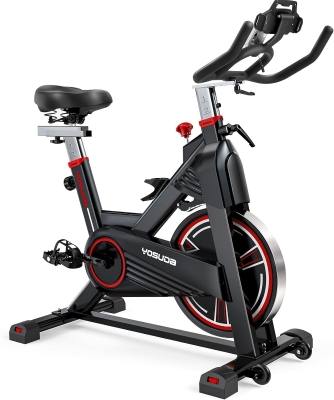 YOSUDA PRO 010C Commercial-Grade Magnetic Exercise Bike — 350 lb Capacity, Silent Drive, Cushioned Seat (2025)
