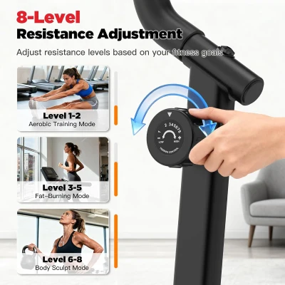 Winfita Magnetic Stair Stepper – Vertical Climber with 77LB Adjustable Resistance, 3-Level Pedal/Incline, Foldable Cardio Machine, 350LB Capacity