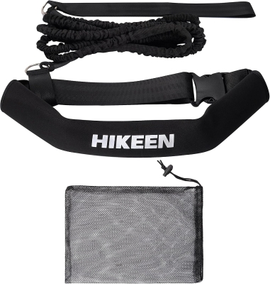 Hikeen 4M Swim Tether Belt – Stationary Harness for In-Place Swimming & Aquatic Resistance