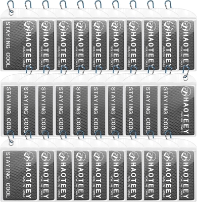 Sports Cooling Towels Bulk – 30pcs 40in x 12in Neck Cooling Rags for Face, Body and Head, Cold Towels for Hot Weather, Running, Soccer, Yoga, Gym, Golf