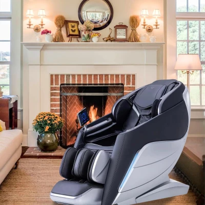 Alfine A710 Pro 2025 4D Massage Chair with iRest System — Full-Body Zero-Gravity Recliner, SL Track, Yoga Stretch, Health Detection, App Control, Electric Calfrest Extension (Mix)