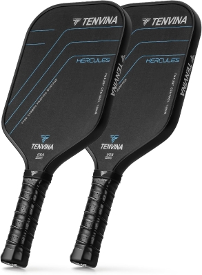 TENVINA Pickleball Paddle – Multi-Layer T700SC Textured Carbon Fiber, 4 Shape/Thickness Choices, USAPA Approved, Strong Power & Spin