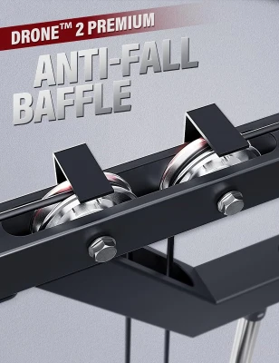 Major Fitness Drone2 Advanced Smith Machine — All-in-One Home Gym with Aluminum Pulley Set, Dual Lat Pulldown & Cable Crossover