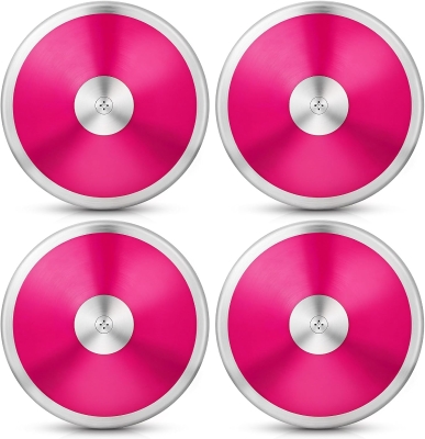 Wettarn 2-Pack 1 kg Discus - 18 cm Durable Nylon Discus for Men & Women, Track and Field Practice Equipment