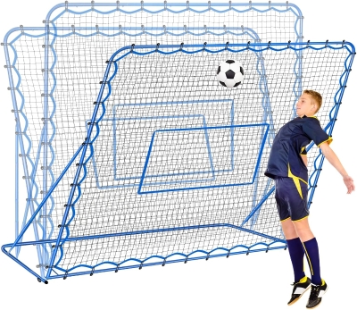 Winthai Soccer Rebounder Net — 7 x 6 ft Quick-Switch Angle Trainer for Control, Passing & Shooting — Easy Setup
