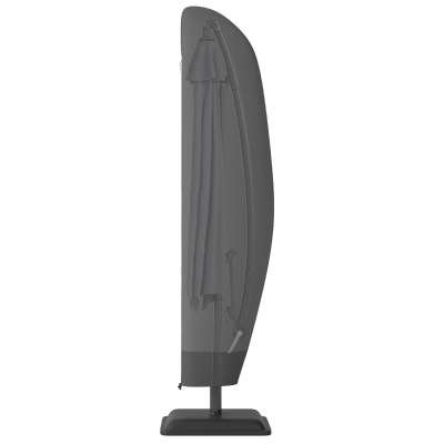 Outsunny 87-Inch Patio Umbrella Cover for for 10ft to 13ft Outdoor Offset Umbrella, Black