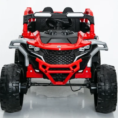 12V 2-Seater Kids Electric UTV Ride-On with Parental Remote Control, Red