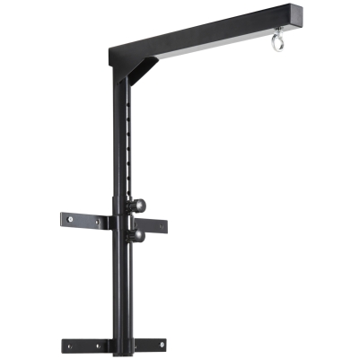 Soozier 220lbs Wall Mounted Punching Bag Hanger, Adjustable Height Punching Bag Holder for Boxing and MMA Training