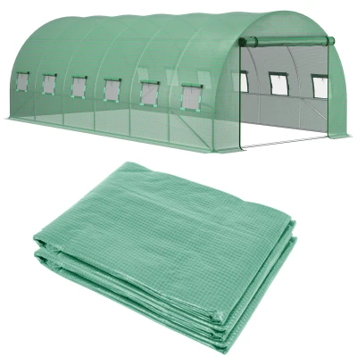 Outsunny 19.7' x 9.8' Heavy Duty Greenhouse Cover Replacement