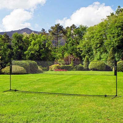 Soozier Adjustable Badminton Set for Backyard & Beach Games
