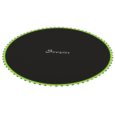 Soozier Trampoline Replacement Mat, Fits 14' Trampoline w/ 80 V-Hooks & 5.5" Springs (Spring & Frame not Included), Green