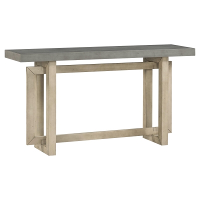 Modern Console Table with Pine Veneer Top and Solid Legs, Versatile Sofa Table for Hallway, Living Room, 59'' L x 15.5'' W x 31.5'' H, Gray