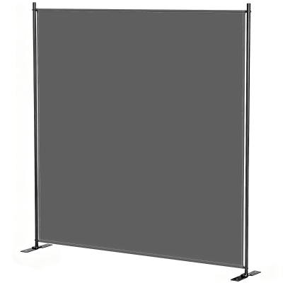 Outsunny Outdoor Freestanding Outdoor Privacy Screen, Privacy Panel, 70.9" x 70.9", Dark Grey