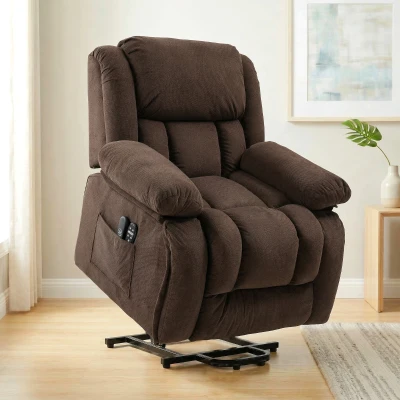 Power Lift Chair 36.6" W x 39" D x 40.2" H Brown
