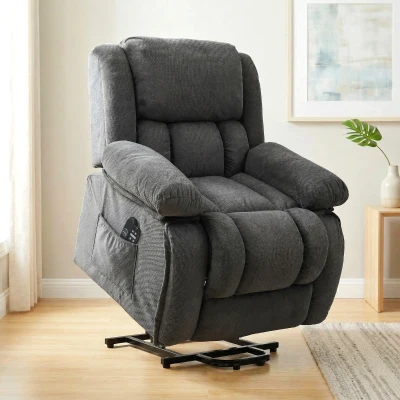 Power Lift Chair 36.6" W x 39" D x 40.2" H Gray