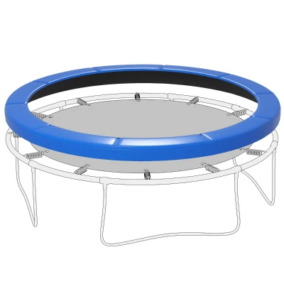 Soozier 12FT Trampoline Spring Cover, Trampoline Pad Replacement, Waterproof and Tear-Resistant, Blue