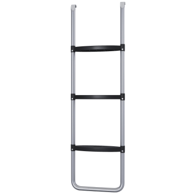 Soozier Trampoline Ladder Steel, 2/3 Steps Outdoor Trampoline Accessories, 43 Inch Length