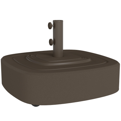 Outsunny Patio Umbrella Base Stand with Wheels for 1.5"/1.9" Poles