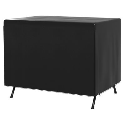 Outsunny 3-Seater Patio Swing Cover, Outdoor Garden Furniture Protection, 85" x 61" x 59", Black