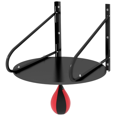 Soozier Wall-mounted Speed Bag Boxing Platform with Adjustable Height