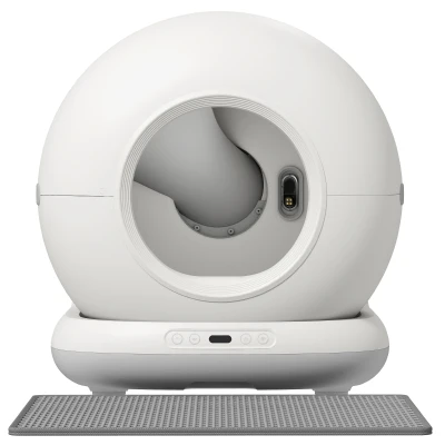 PawHut 72L Automatic Litter Box, Self Cleaning Litter Box, App Control, Odor & Noise Control, Safety Sensors, Deodorant Gel