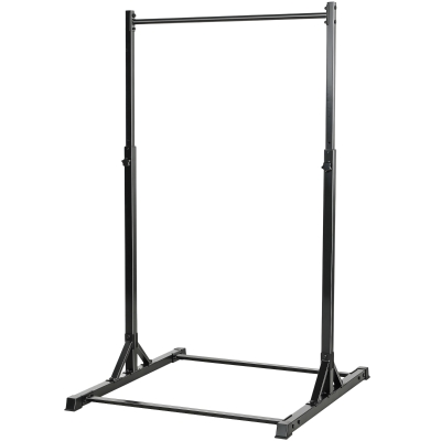 Soozier Portable Pull Up Station, Height Adjustable Pull Up Bar with 8 Levels for Home Gym Strength Training, 440LBS Capacity