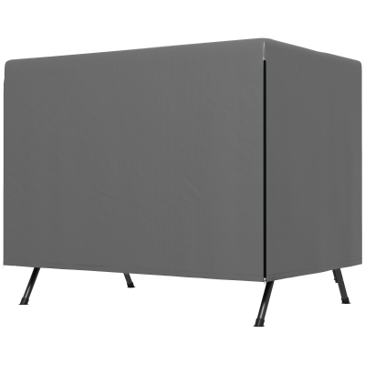 Outsunny 3-Seater Patio Swing Cover, Outdoor Garden Furniture Protection Hammock Glider Cover, Waterproof Dustproof Windproof, 85" x 61" x 59", Dark Grey