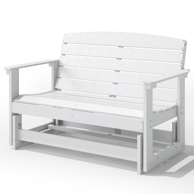 Outdoor Glider 49.5"x28.75"x34.25" White