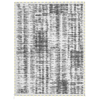 Outsunny 12' x 9' Reversible Outdoor Rug with LED Lights & Bag