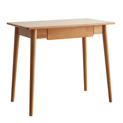 Sturdy Computer Desk with FAS-Grade Oak and Anti-Scratch Finish, 31.5″ L x 19.5″ W x 30″ H, Oak