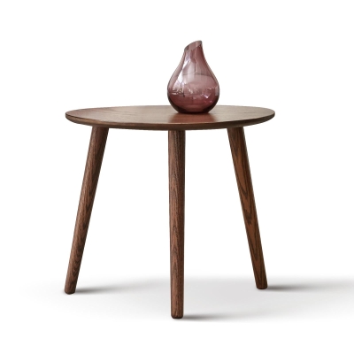 Stable Coffee Table with Mid-Century 2-Tier Staggered Design, 25.5″ L x 17.5″ W x 19.5″ H, Walnut