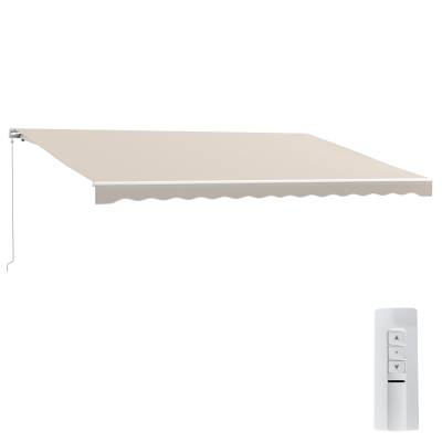 Sunshade Awning 189" L x 118" W Cream White