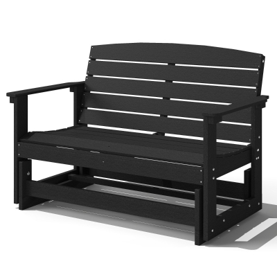 Outdoor Glider 49.5"x28.75"x34.25" Black