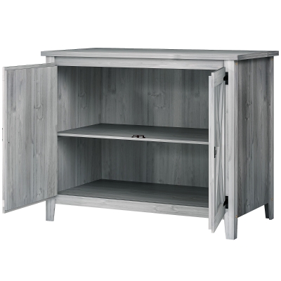 Garden Storage Shed 43.3" W x 23.6" D x 34.8" H Light Gray