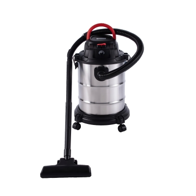 3-In-1 Shop Vacuum with 32mm Universal Nozzle & 360° Swivel Casters, 14″ L x 14″ W x 21.5″ H, Black
