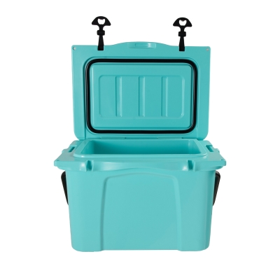 25QT Portable Insulated Hard Cooler with 5-7 Day Ice Retention, 21.5″ L x 15.5″ W x 15.5″ H, Turquoise
