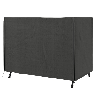 Outsunny 3-Seater Patio Swing Cover, Outdoor Garden Furniture Protection Hammock Glider Cover, 81" x 49" x 65", Dark Grey
