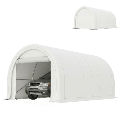 Outsunny 10' x 16' Heavy Duty Carport, Portable Garage Tent