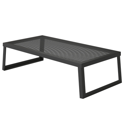 Outsunny Folding Campfire Grill, 36" x 18" Heavy Duty Carbon Steel Grill Grate with Folding Legs, Black