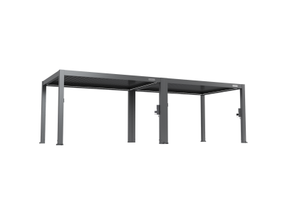 FlexPatio POWER+ PRO Gen 2 Motorized Pergola, 10' x 26', Gray