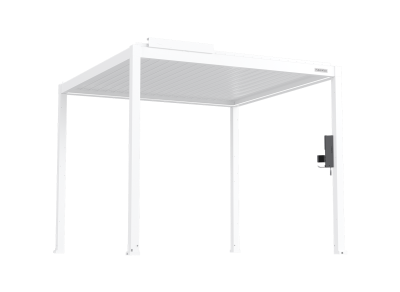 FlexPatio POWER+ Gen 2 Motorized Pergola 10'L x 10'W White
