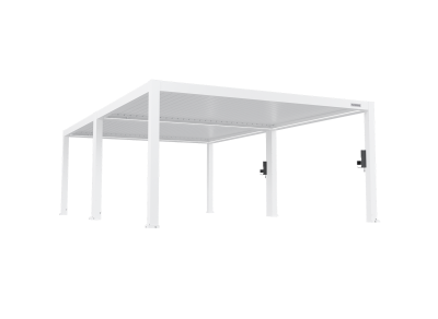 FlexPatio POWER+ PRO Gen 2 Motorized Pergola 16' x 26' White
