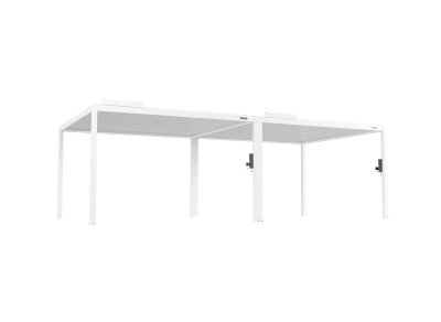 FlexPatio POWER+ Gen 2 Motorized Pergola 13'L x 26'W White